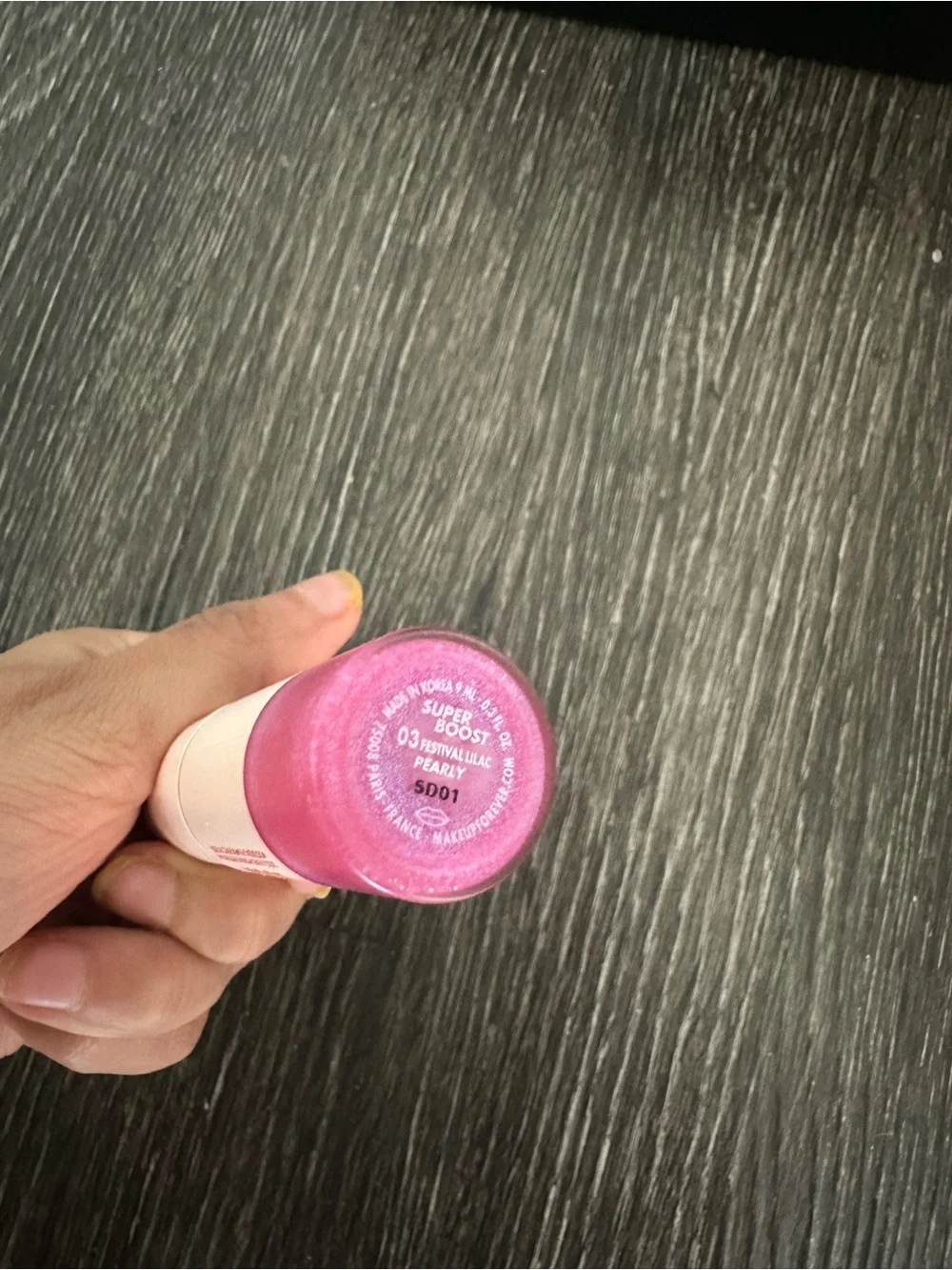 MAKE UP FOR EVER  Super Boost Moisturizing Lip Gloss 03 festival lilac